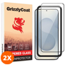 GrizzlyCoat Easy Fit Samsung Galaxy S25 Edge Panzerglas Gehärtetes Glas Displayschutz - Hüllenfreundlich + Applikator (2er Pack)