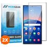 Mobigear Premium Samsung Galaxy S24 Ultra Panzerglas Gehärtetes Glas Displayschutz - Hüllenfreundlich (2er Pack)