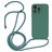 Mobigear Lanyard iPhone 14 Pro Silikon Handykette - Grün