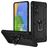 Mobigear Armor Ring Samsung Galaxy A73 Hülle Hardcase Backcover Stoßfest mit Ringhalter - Schwarz