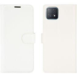 Mobigear Classic OPPO A73 5G Hülle Klapphülle Geldbörse - Weiß