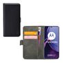 Mobilize Classic Gelly Wallet Motorola Moto G84 Hülle Klapphülle Geldbörse - Schwarz