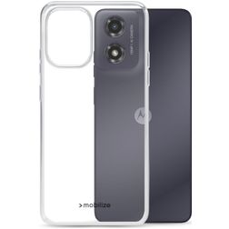 Mobilize Gelly Durchsichtig Motorola Moto G04 Hülle Flexibles TPU Backcover - Transparent
