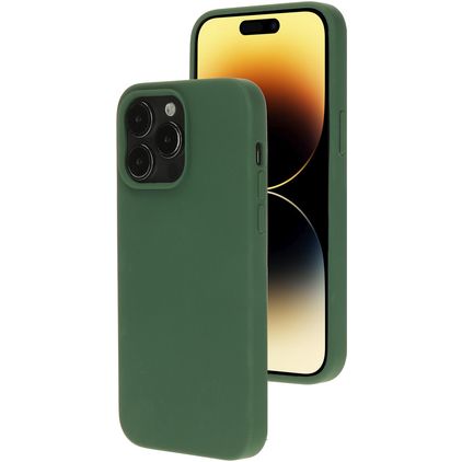 Mobiparts iPhone 14 Pro Silikon Backcover - Forest Green