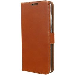Valenta Classic Samsung Galaxy S20 Plus Hülle Echtes Leder Klapphülle Geldbörse - Cognac