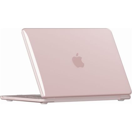 Mobigear Crystal Case MacBook Neo 13 Zoll (2026) Hardcase Hülle MacBook Case - Pastellrosa - Model A3404