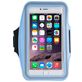 Mobigear Handyhalterung Joggen iPhone 8 Plus Sporthülle Neopren Sportarmband - Blau