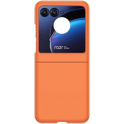 Mobigear Colors Motorola Razr 50 Hülle Hardcase Backcover - Orange