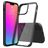 Mobigear Crystal iPhone 13 Pro Max Hardcase Backcover - Schwarz