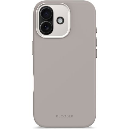 Decoded iPhone 17 Silikon Hülle Backcover - Soft Taupe