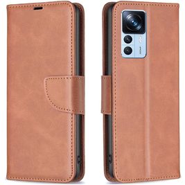 Mobigear Excellent Xiaomi 12T Hülle Klapphülle Geldbörse - Braun Mobigear Excellent Xiaomi 12T Hülle Klapphülle Geldbörse - Braun