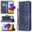 Mobigear Butterfly Samsung Galaxy A22 5G Hülle Klapphülle Geldbörse - Blau