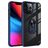 Mobigear Crystal Ring iPhone 14 Pro Max Hülle Hardcase Backcover mit Ringhalter - Transparent / Blau