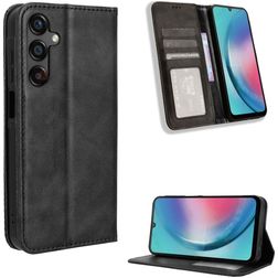 Mobigear Sensation Samsung Galaxy M55 Hülle Klapphülle Geldbörse - Schwarz