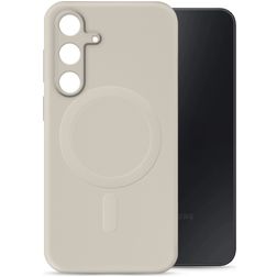 My Style Protective Flex Samsung Galaxy S25 FE MagSafe Hülle Flexibles TPU Backcover - Antique White