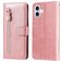 Mobigear Zipper iPhone 17 Hülle Klapphülle Geldbörse - Roségold