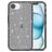 Mobigear Crystal Glitter iPhone 16e Hülle Hardcase Backcover - Schwarz