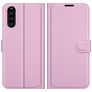Mobigear Classic Sony Xperia 10 III Hülle Klapphülle Geldbörse - Pink