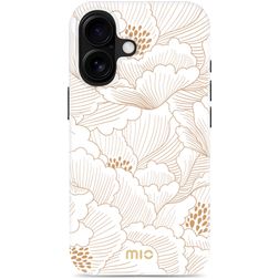 MIO iPhone 16 MagSafe Hülle Hardcase Backcover - White Roses