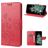 Mobigear Butterfly OnePlus 10T Hülle Klapphülle Geldbörse - Rot