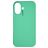 Nudient Base iPhone 16 Plus Silikon Hülle Backcover - Mint Green