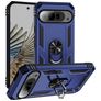 Mobigear Armor Ring Google Pixel 9 Pro XL Hülle Hardcase Backcover Stoßfest mit Ringhalter - Blau