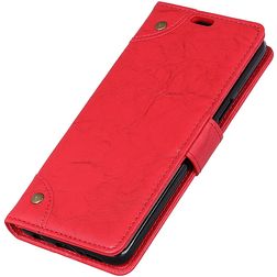 Mobigear Ranch Xiaomi Mi 8 SE Hülle Klapphülle Geldbörse - Rot