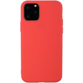 Mobigear Colors iPhone 12 Pro Max Hülle Flexibles TPU Backcover - Rot