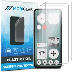 Mobigear Nothing CMF Phone 1 Displayschutz Schutzfolie - Hüllenfreundlich (3er Pack)