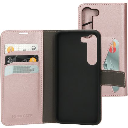 Mobiparts Classic Wallet Samsung Galaxy S23 Hülle Klapphülle Geldbörse - Pink
