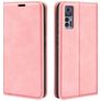 Mobigear Retro Slim TCL 30 Plus Hülle Klapphülle Geldbörse - Pink
