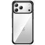 Valenta Full Cover Durchsichtig iPhone 17 Pro Hülle Gehärtetes Glas Backcover Stoßfest - Transparent