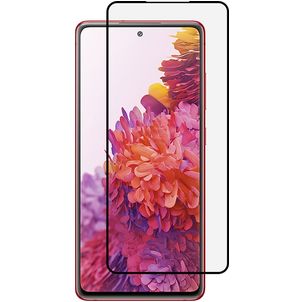 Mobigear Curved Samsung Galaxy S20 FE Panzerglas Gehärtetes Glas Displayschutz - Hüllenfreundlich - Schwarz