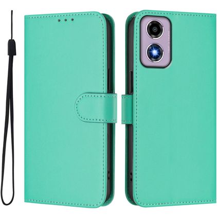 Mobigear Urban Wallet Motorola Moto G04 Klapphülle Portemonnaie - Grün