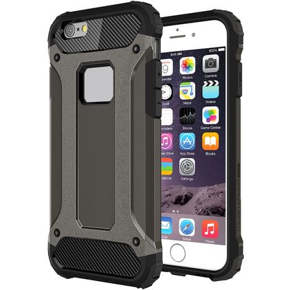 Mobigear Outdoor iPhone 6s Hülle Hardcase Backcover Stoßfest - Schwarz