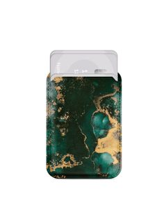 MIO Kartenetui - 3 Karten - MagSafe Kompatibel - Green Marble