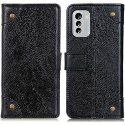 Mobigear Ranch Nokia G60 5G Hülle Klapphülle Geldbörse - Schwarz