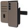 Mobiparts Samsung Galaxy A16 MagSafe Hülle Echtes Leder Abnehmbare 2in1 Klapphülle Geldbörse - Taupe