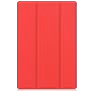 Mobigear Tri-Fold Gel Samsung Galaxy Tab A8 10.5 (2021) Hülle TPU,Kunstleder Klapphülle - Rot