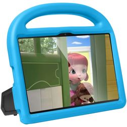 Mobigear Buddy Samsung Galaxy Tab A7 (2020) Tablet Hülle für Kinder mit Tragegriff - Blau