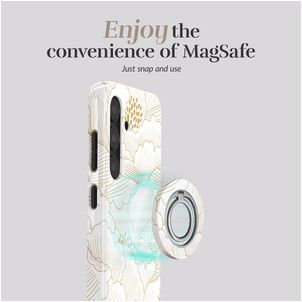MIO Holder MagSafe Handy-Ring - White Roses Universal