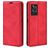 Mobigear Retro Slim Realme GT2 Pro Hülle Klapphülle Geldbörse - Rot