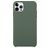 Mobigear Rubber Touch iPhone 15 Pro Silikon Hülle Backcover - Grün