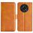 Mobigear Slim Magnet HONOR Magic 4 Lite Klapphülle Portemonnaie - Cognac