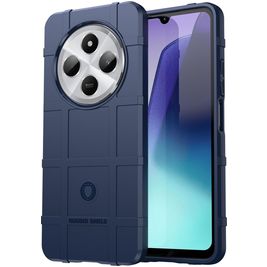 Mobigear Rugged Shield Xiaomi Redmi 14C Hülle Flexibles TPU Backcover Stoßfest - Blau
