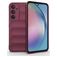 Mobigear Bumpy Samsung Galaxy A55 Hülle Flexibles TPU Backcover - Rot