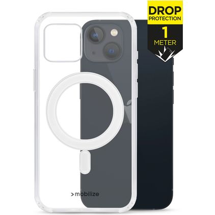 Mobilize Naked Protection Durchsichtig iPhone 13 Mini MagSafe Hülle Hardcase Backcover Stoßfest - Transparent