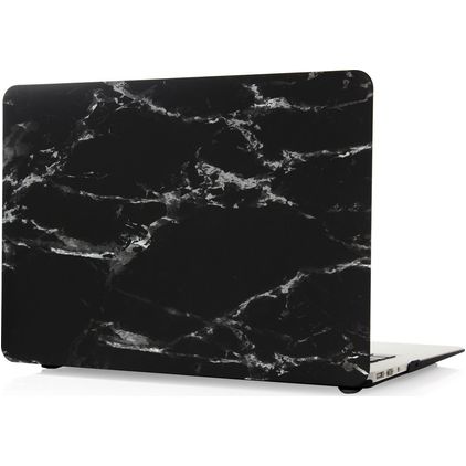 Mobigear Marble MacBook Pro 13 Zoll (2016-2023) Hardcase Hülle MacBook Case - Schwarz - Model A1706 / A1708 / A1989 / A2159 / A2289 / A2251 / A2338