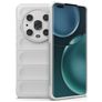 Mobigear Bumpy HONOR Magic 4 Pro Hülle Flexibles TPU Backcover - Weiß