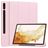 Mobigear Tri-Fold Gel Samsung Galaxy Tab S9 Plus Hülle TPU,Kunstleder Klapphülle + Stifthalter - Pink